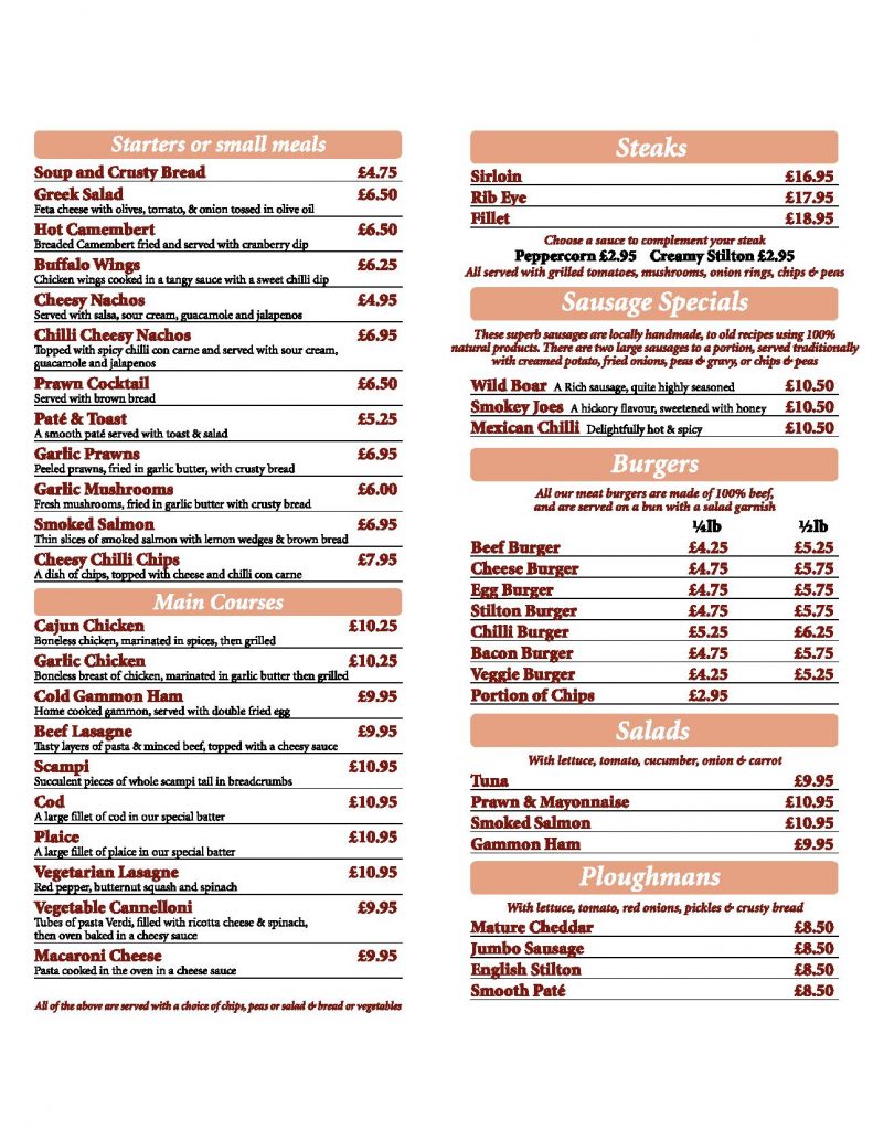 Food + Drink The Marine Pub Eastbourne